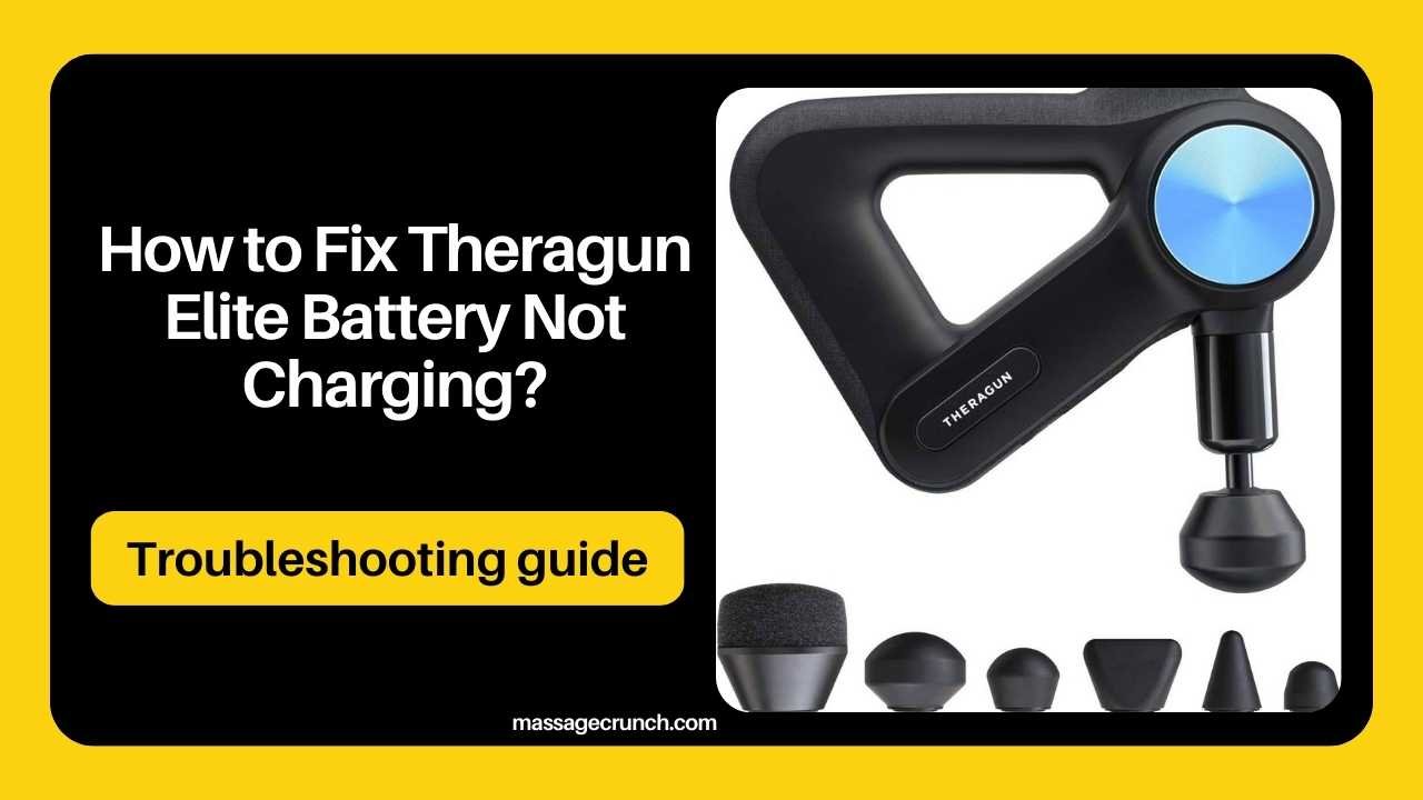 Theragun Elite Battery Not Charging